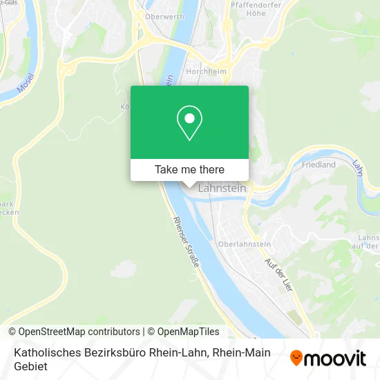 Карта Katholisches Bezirksbüro Rhein-Lahn