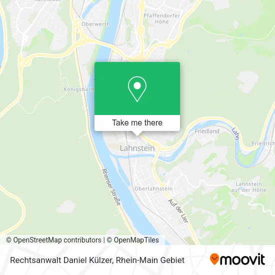 Карта Rechtsanwalt Daniel Külzer