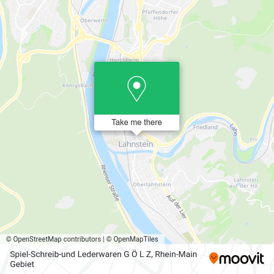 Карта Spiel-Schreib-und Lederwaren G Ö L Z