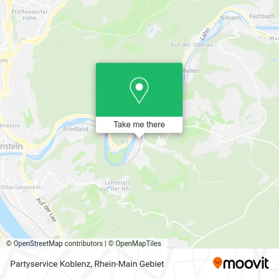 Карта Partyservice Koblenz