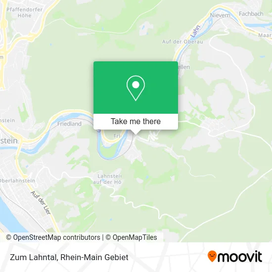 Карта Zum Lahntal