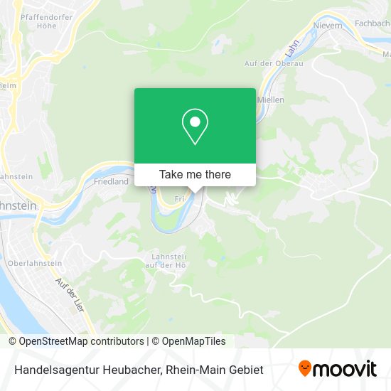 Карта Handelsagentur Heubacher