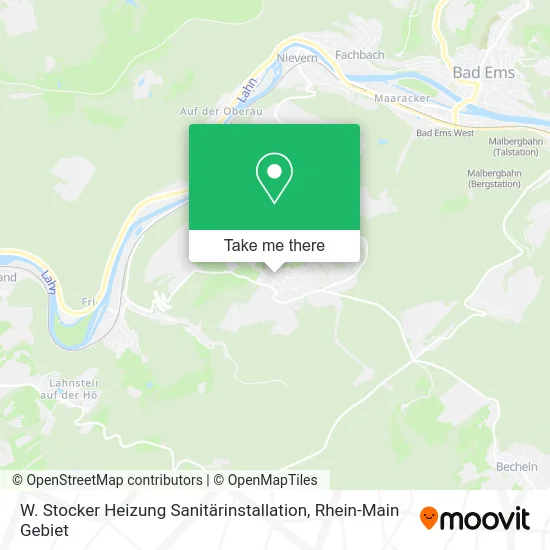 Карта W. Stocker Heizung Sanitärinstallation