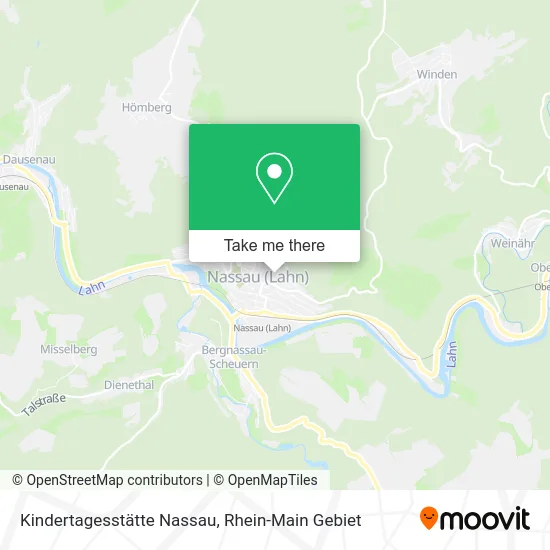 Карта Kindertagesstätte Nassau