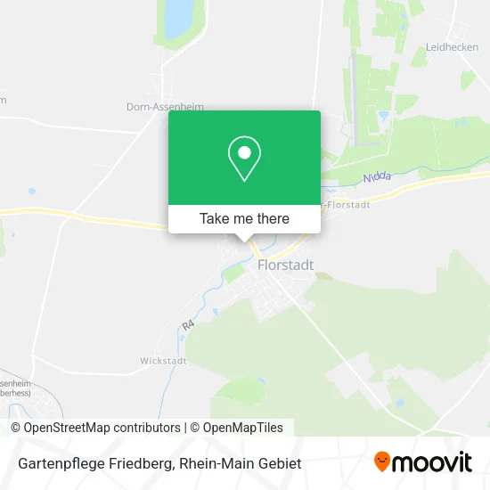 Карта Gartenpflege Friedberg