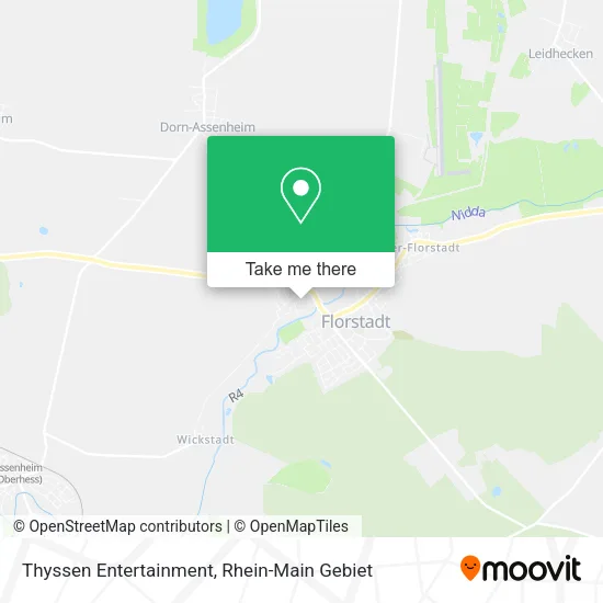 Карта Thyssen Entertainment