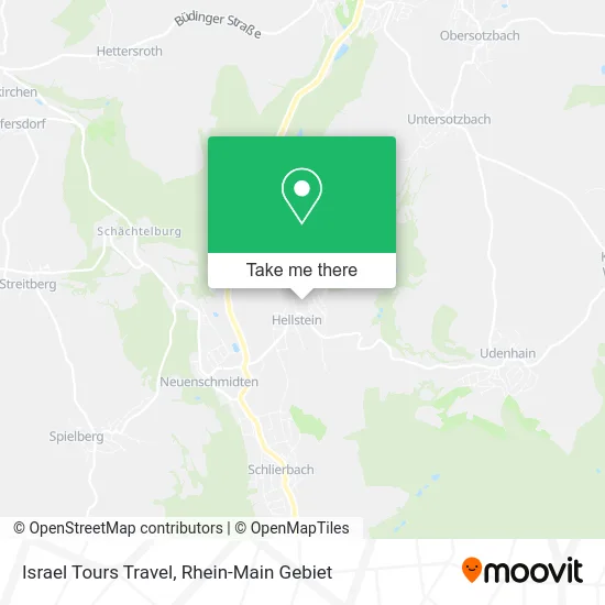 Карта Israel Tours Travel
