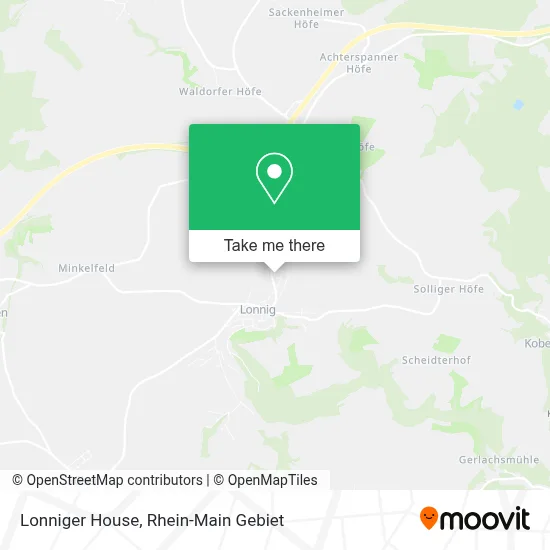 Lonniger House map
