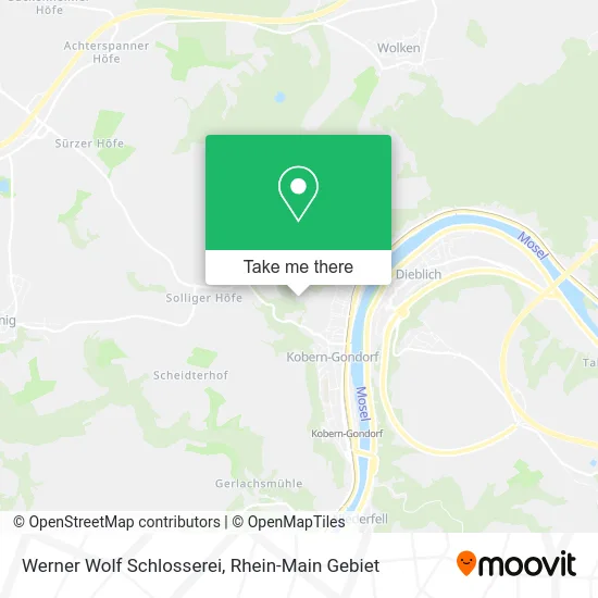 Карта Werner Wolf Schlosserei
