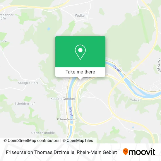 Карта Friseursalon Thomas Drzimalla