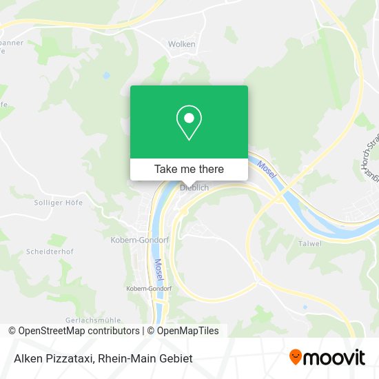 Карта Alken Pizzataxi
