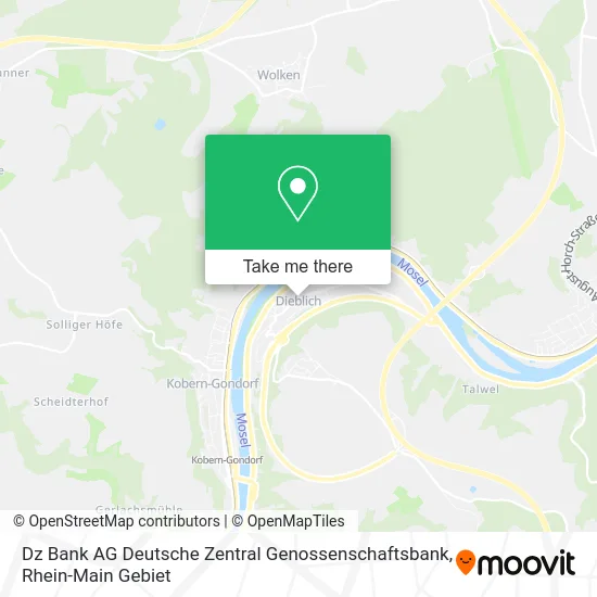 Карта Dz Bank AG Deutsche Zentral Genossenschaftsbank