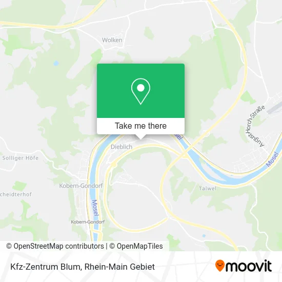Карта Kfz-Zentrum Blum