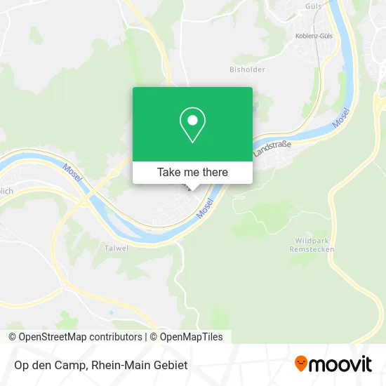 Карта Op den Camp