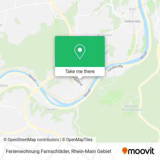 Карта Ferienwohnung Farnschläder