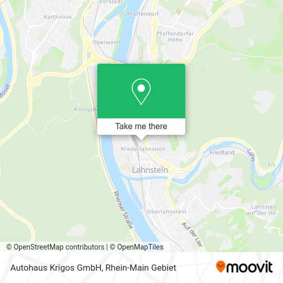 Карта Autohaus Krigos GmbH