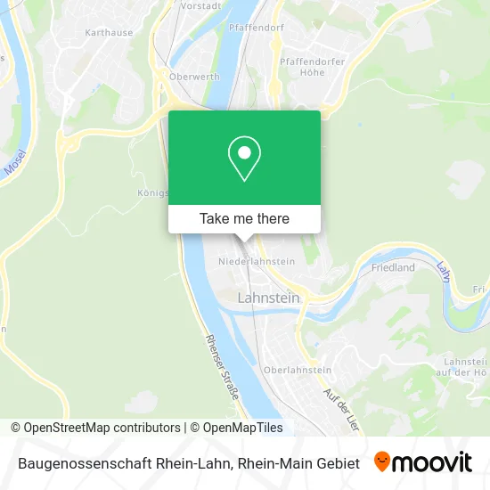 Карта Baugenossenschaft Rhein-Lahn