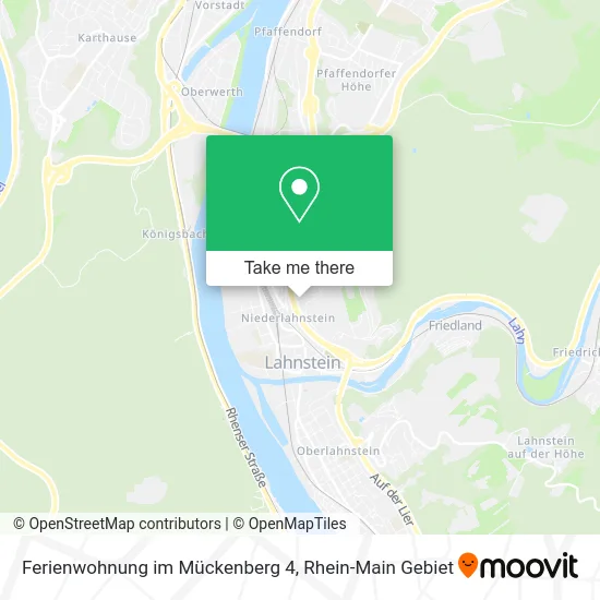 Карта Ferienwohnung im Mückenberg 4