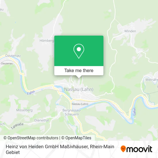 Карта Heinz von Heiden GmbH Maßivhäuser