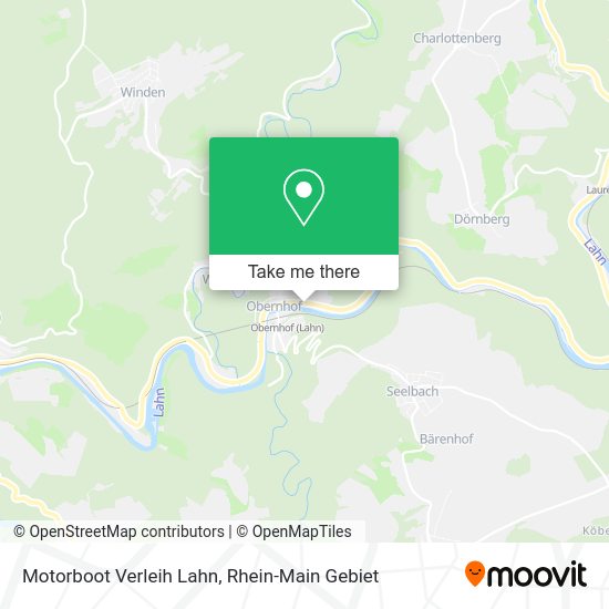 Карта Motorboot Verleih Lahn