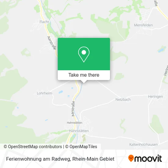 Карта Ferienwohnung am Radweg