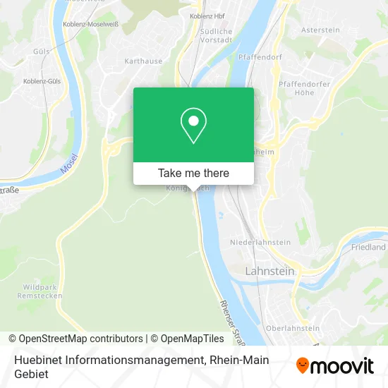 Карта Huebinet Informationsmanagement