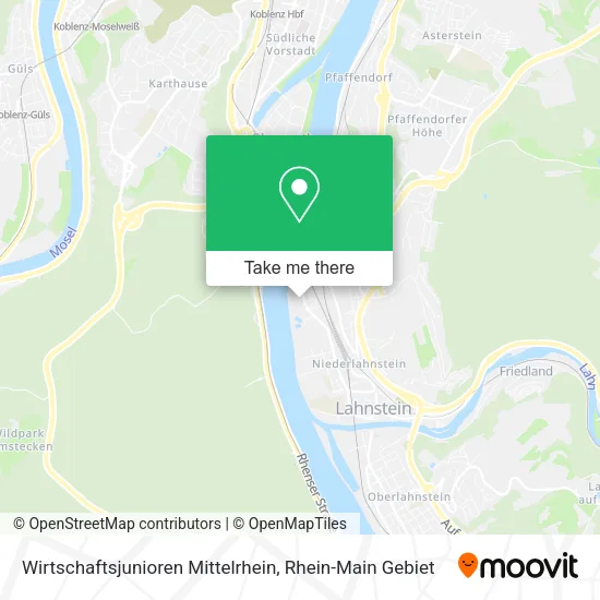 Карта Wirtschaftsjunioren Mittelrhein