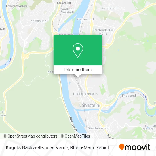 Карта Kugel's Backwelt-Jules Verne
