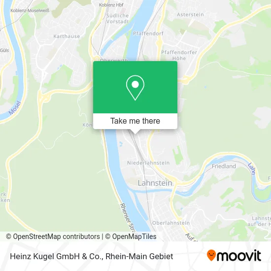 Карта Heinz Kugel GmbH & Co.