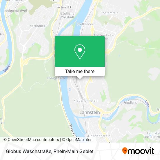 Карта Globus Waschstraße