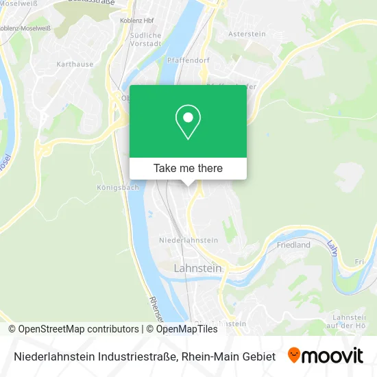Карта Niederlahnstein Industriestraße