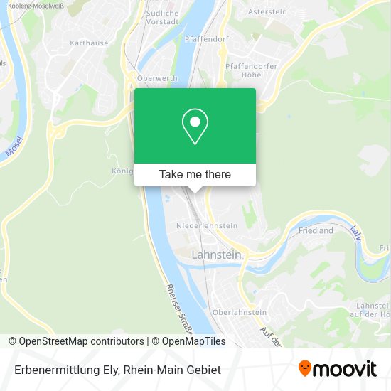 Карта Erbenermittlung Ely