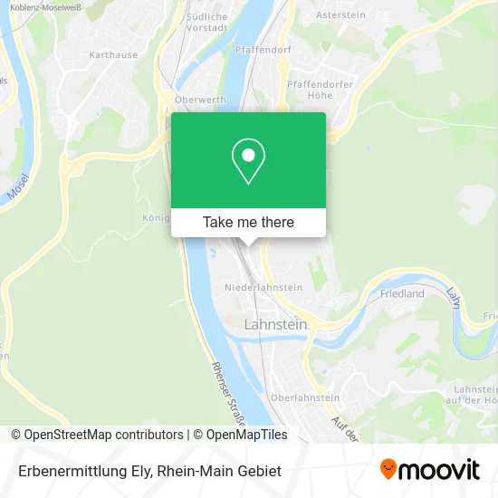 Карта Erbenermittlung Ely