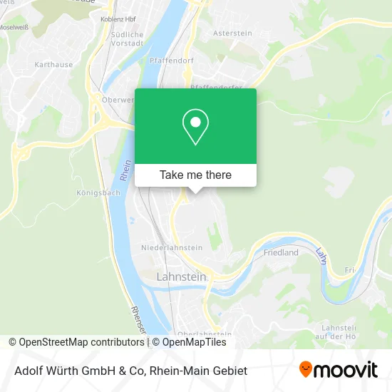 Карта Adolf Würth GmbH & Co