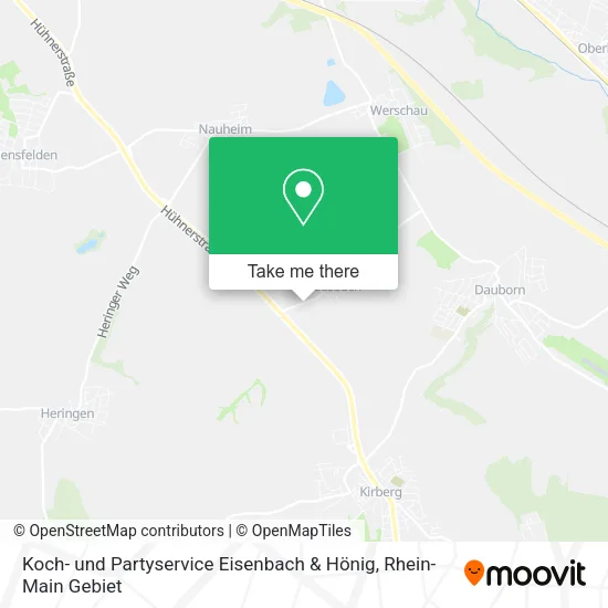 Карта Koch- und Partyservice Eisenbach & Hönig