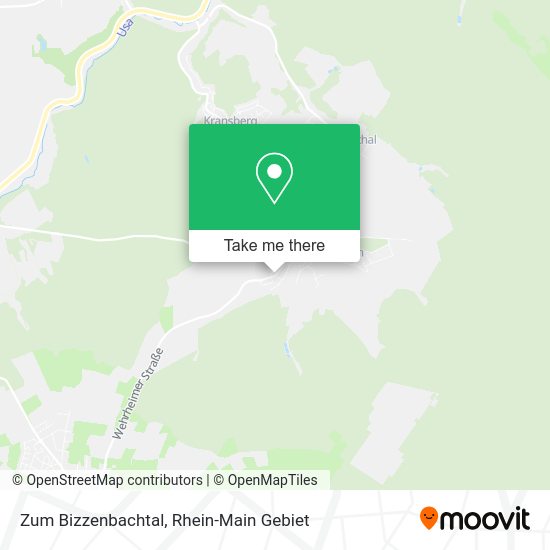 Карта Zum Bizzenbachtal