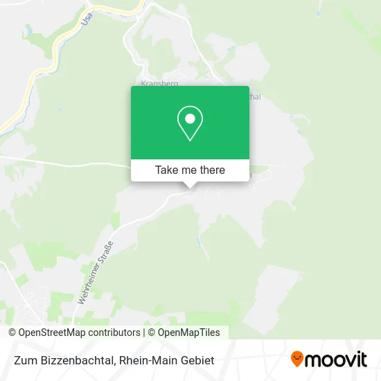 Карта Zum Bizzenbachtal