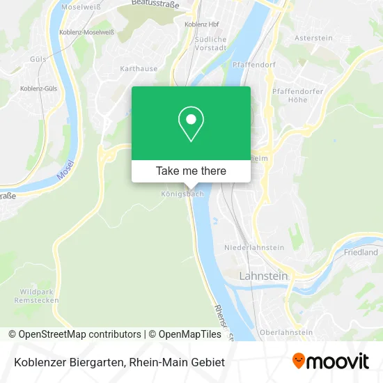 Карта Koblenzer Biergarten