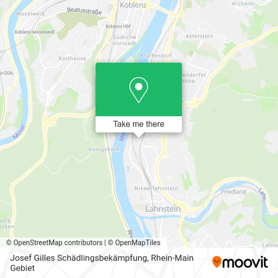 Карта Josef Gilles Schädlingsbekämpfung