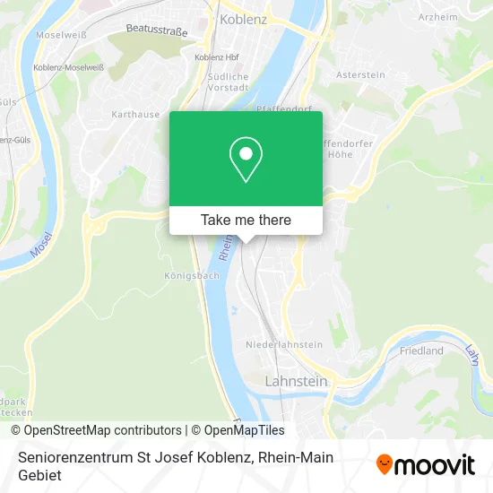 Карта Seniorenzentrum St Josef Koblenz