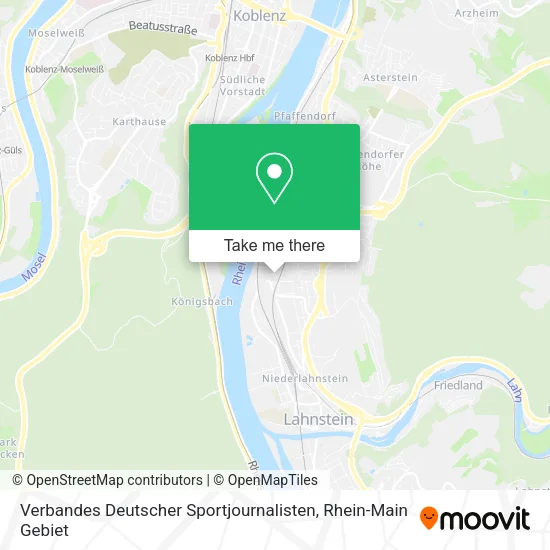 Карта Verbandes Deutscher Sportjournalisten