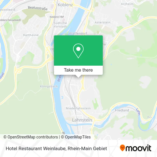 Карта Hotel Restaurant Weinlaube