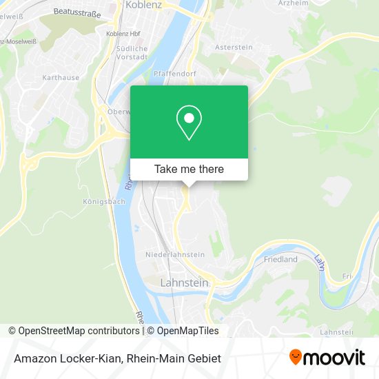 Карта Amazon Locker-Kian