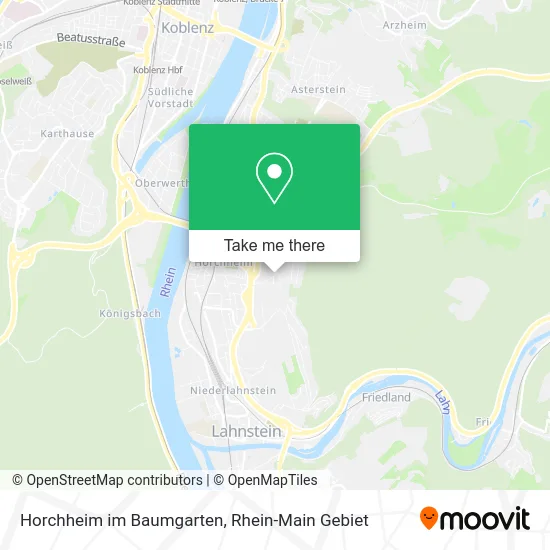 Карта Horchheim im Baumgarten