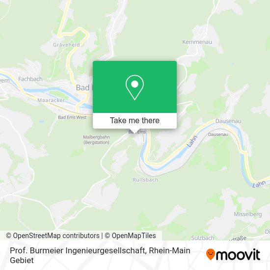 Карта Prof. Burmeier Ingenieurgesellschaft