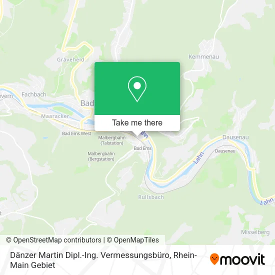 Карта Dänzer Martin Dipl.-Ing. Vermessungsbüro
