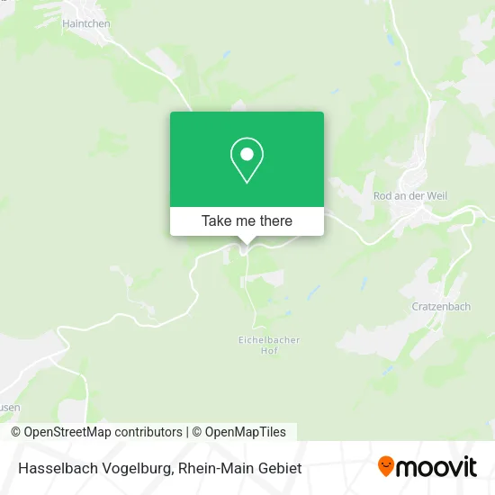 Карта Hasselbach Vogelburg