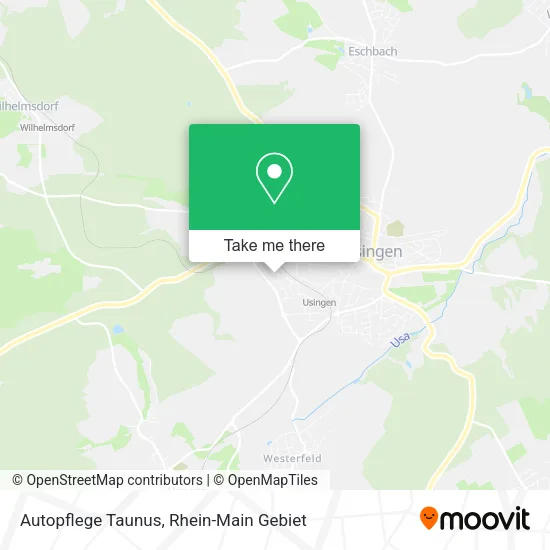 Карта Autopflege Taunus