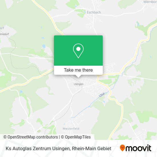 Карта Ks Autoglas Zentrum Usingen