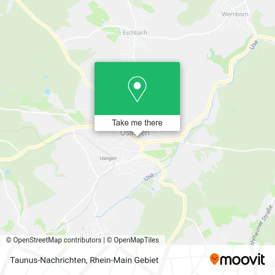 Карта Taunus-Nachrichten